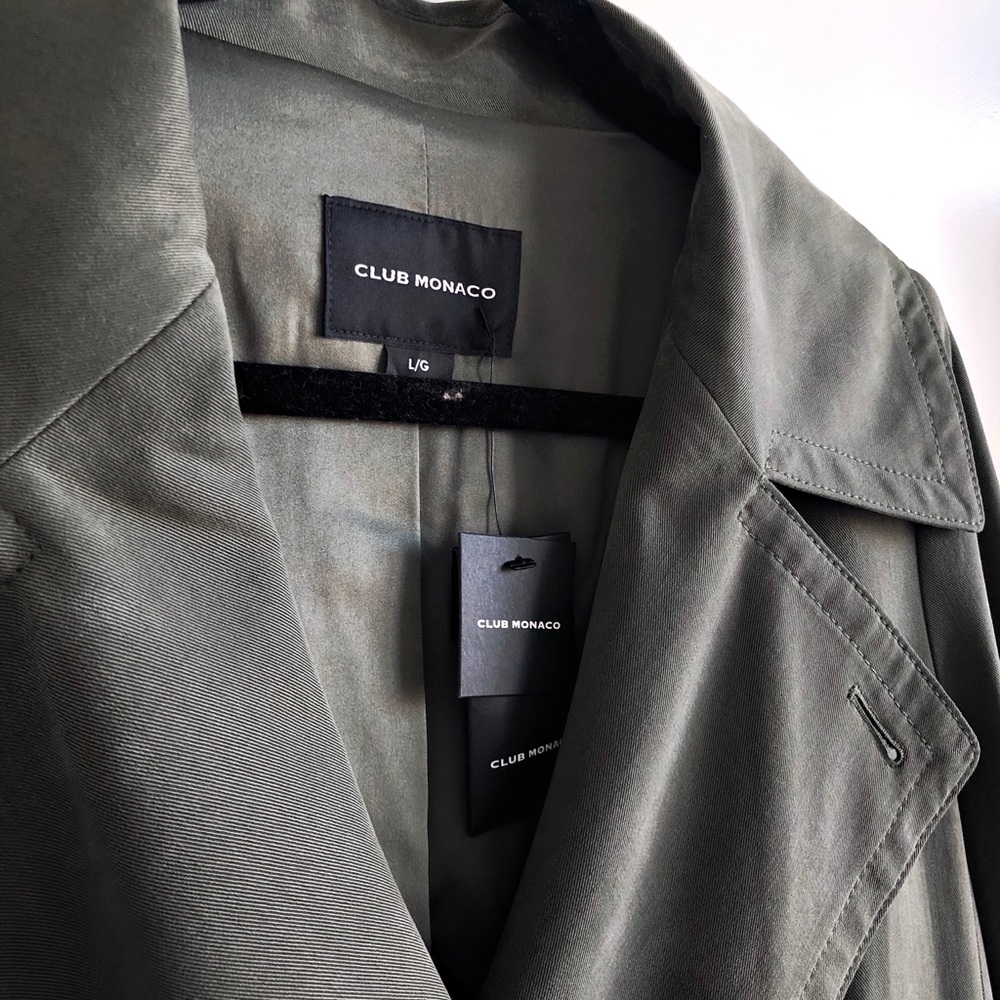 Club Monaco Aaylina Trench Coat NWT - Picture 5 of 8